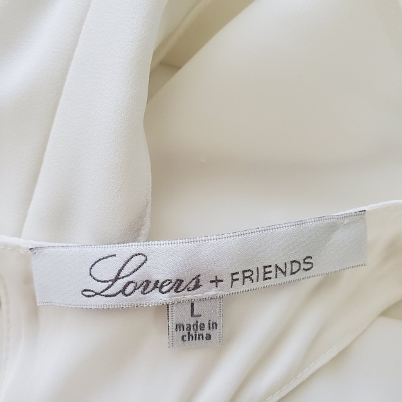 Lovers +Friends Cut Out Hi Low Maxi Dress Size L - Picture 7 of 8